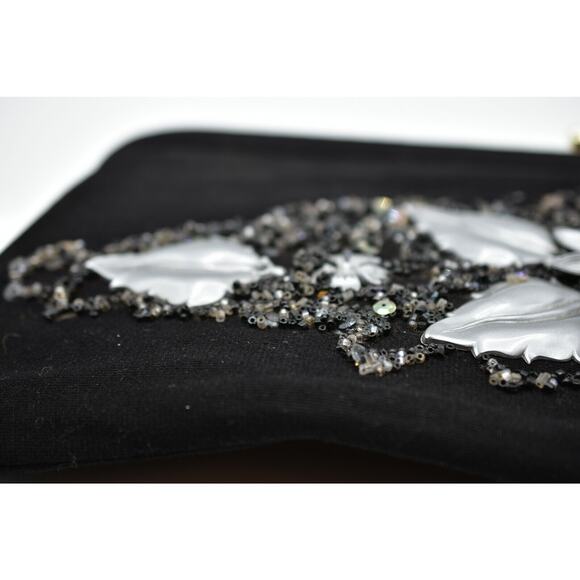 CARON of HOUSTON TEXAS Hand Decorated Original Beaded Clutch Bag Purse 1950s - Picture 4 of 7